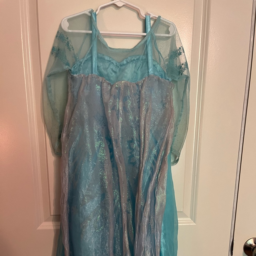 Disneys Frozen Elsa Blue Kids Dress